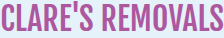 Clare’s removals logo