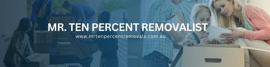 Mr Ten Percent Removals logo