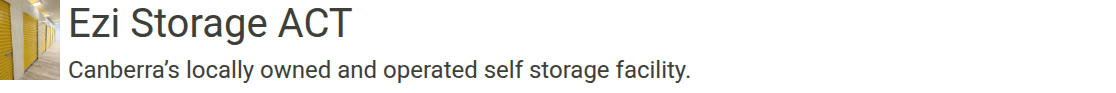 Ezi Storage ACT logo