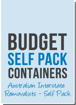 Budget Self Pack Containers logo